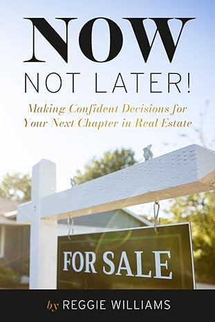 Now, Not Later! book cover by Reggie Williams